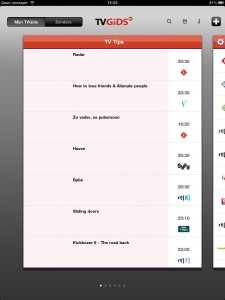 TVgids.nl iPad app - TabletGuide.nl