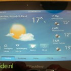BlackBerry Playbook Weer app - TabletGuide.nl