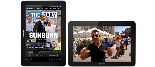 The Daily Android tablet en iPad