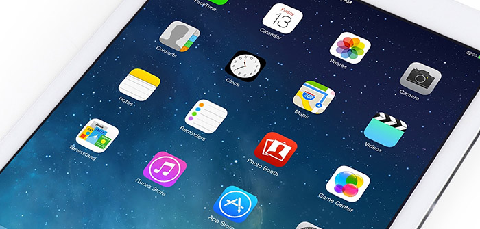 Apple iPad standaard-apps
