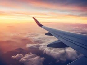 3d view sun sky from airplane 23 2150953579