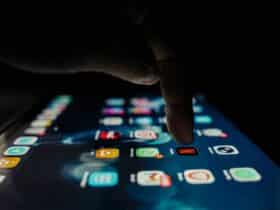 Apps op een tabletscherm