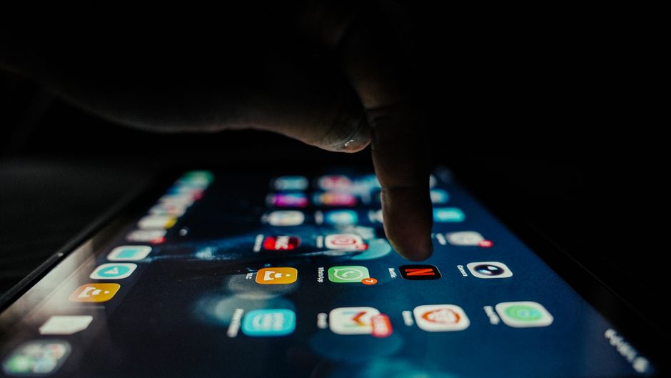 Apps op een tabletscherm