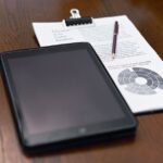 Werken in documenten op een iPad met toetsenbord