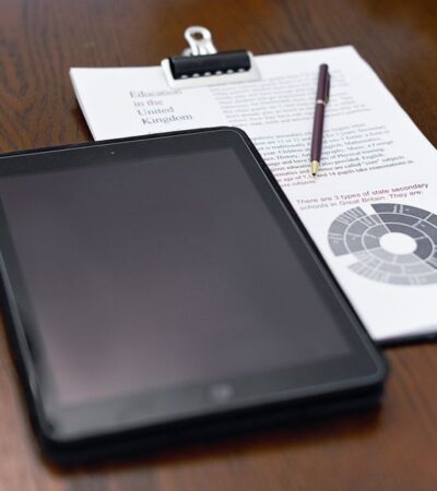 Werken in documenten op een iPad met toetsenbord