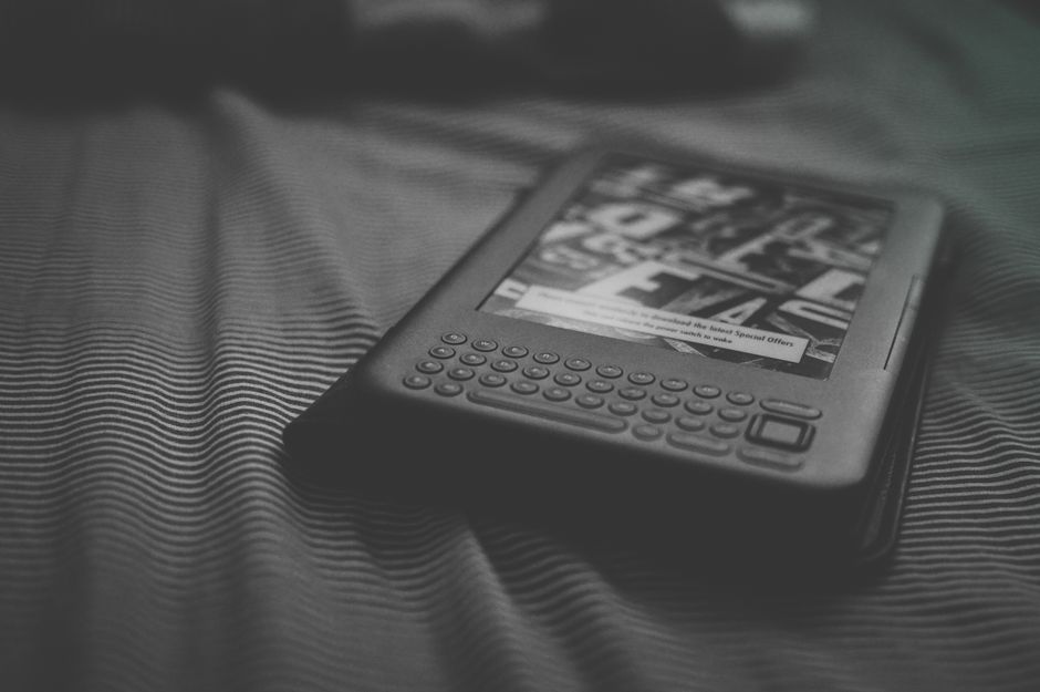 E-reader in gebruik